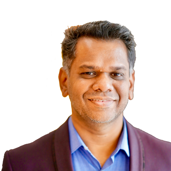 Shankar J, high-resolution square studio headshot cut out on a transparent background, 2000 by 2000 pixels